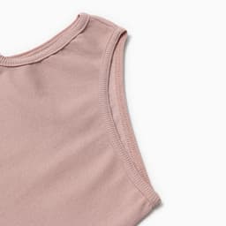 Майка-топ для девочки MINAKU: Basic Line KIDS, цвет пудровый, рост 128 см