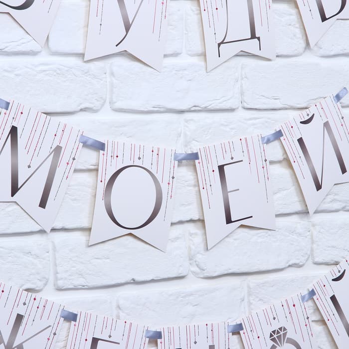 Гирлянда на ленте «Будь моей женой», свадебная, дл. 190 см