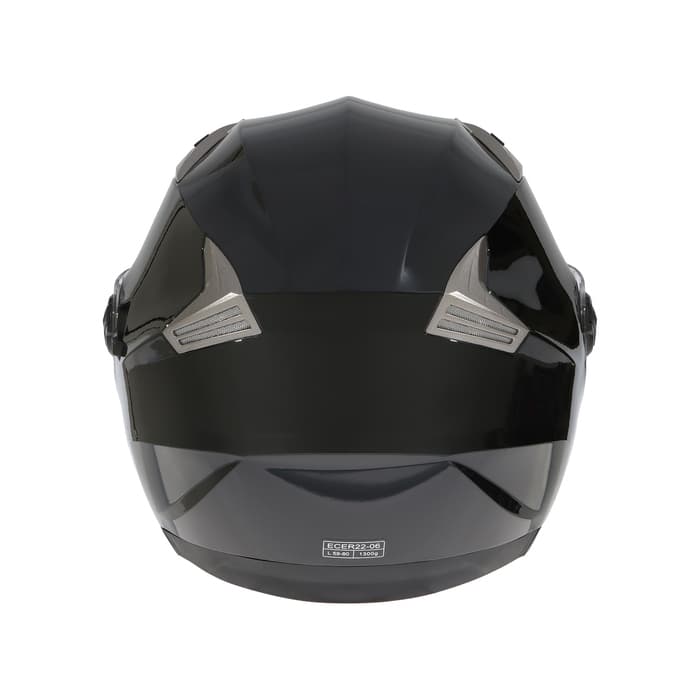 Шлем открытый с двумя визорами, размер L (59-60), модель - BLd=708E, черный глянцевый