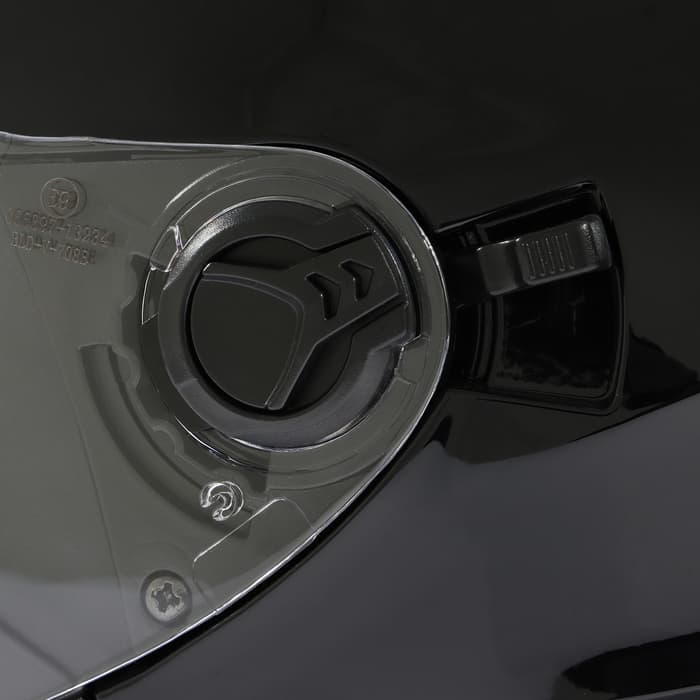 Шлем открытый с двумя визорами, размер L (59-60), модель - BLd=708E, черный глянцевый