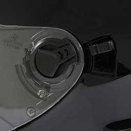 Шлем открытый с двумя визорами, размер L (59-60), модель - BLd=708E, черный глянцевый