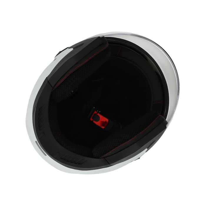 Шлем открытый с двумя визорами, размер L (59-60), модель - BLd=708E, белый глянцевый