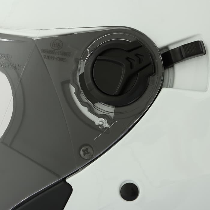 Шлем открытый с двумя визорами, размер L (59-60), модель - BLd=708E, белый глянцевый