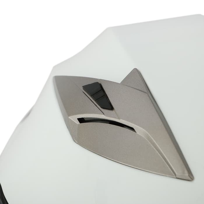 Шлем открытый с двумя визорами, размер XL (60-61), модель - BLd=708E, белый глянцевый