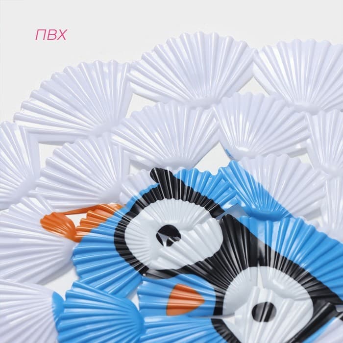 Коврик противоскользящий в ванну на присосках Доляна «Совы», 37×67 см