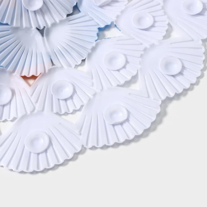 Коврик противоскользящий в ванну на присосках Доляна «Совы», 37×67 см