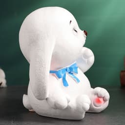 Копилка для денег «Зайка», гипс, белая