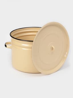 Бак эмалированный, 18 л, d=33.5, с крышкой, МИКС