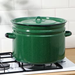 Бак эмалированный, 18 л, d=33.5, с крышкой, МИКС