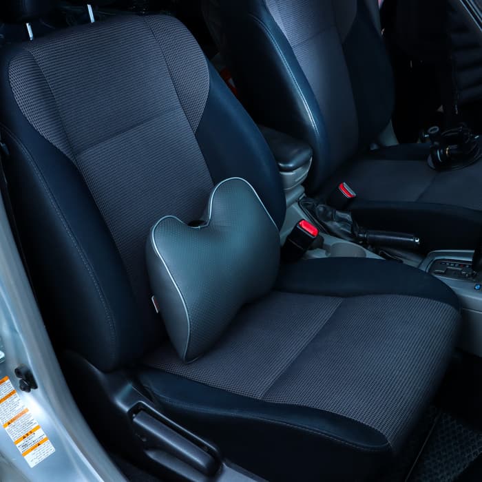 Подушка на подголовник МАТЕХ PROPER LINE, 30×28×11 см, серый