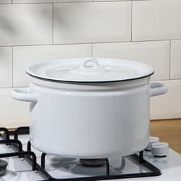 Кастрюля, 7 л, эмалированная сталь, МИКС