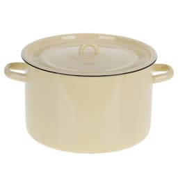 Кастрюля, 7 л, эмалированная сталь, МИКС