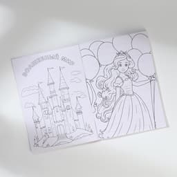 Подарочный набор, блокнот-раскраска А6, трекер привычек и восковые мелки «Самой модной»