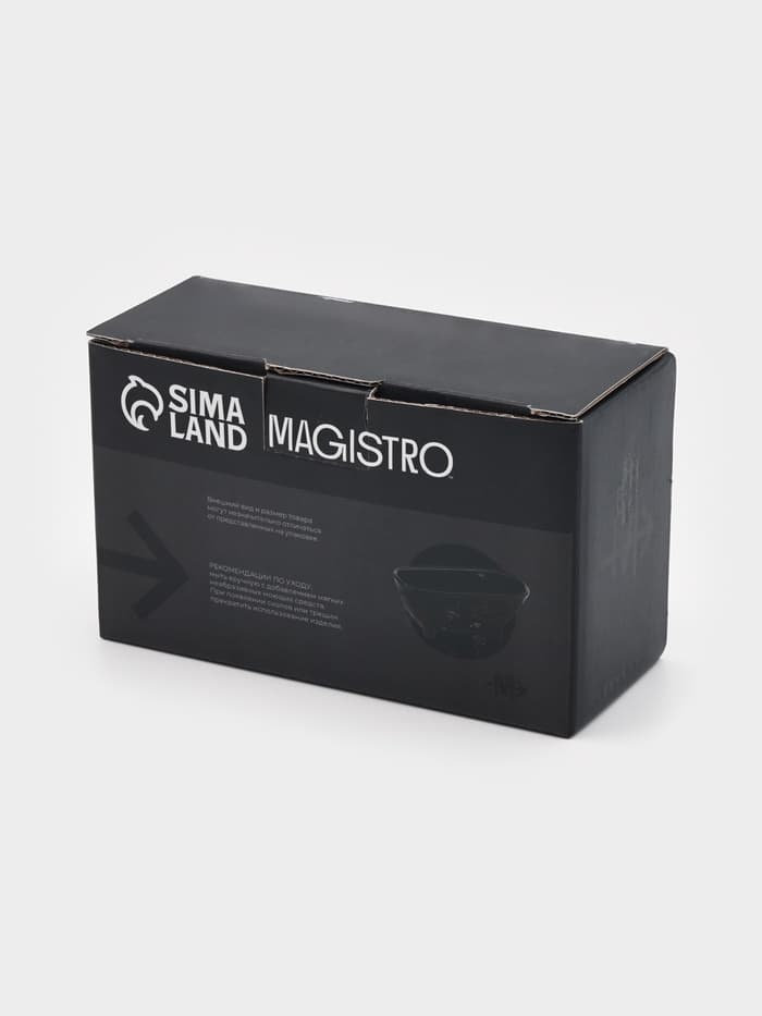 Подставка для губки Magistro Rodos, чёрная