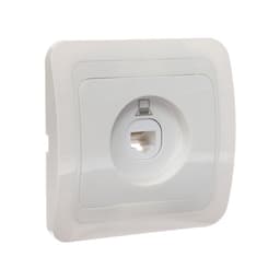 Розетка компьютерная Luazon Lighting «Орион», скрытая, IP20, одноместная, белая