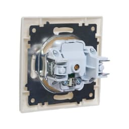 Розетка ТВ Luazon Lighting «Антей», скрытая, IP20, одноместная, белая