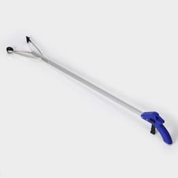 Захват для мусора алюминиевый, 99×12.5 см, ПВХ держатели