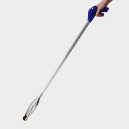 Захват для мусора алюминиевый, 99×12.5 см, ПВХ держатели