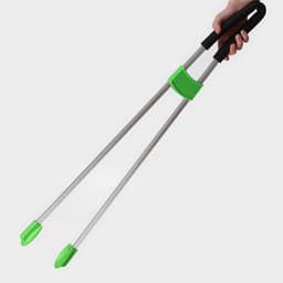 Захват для мусора алюминиевый, 87×8.5 см, TPR держатели