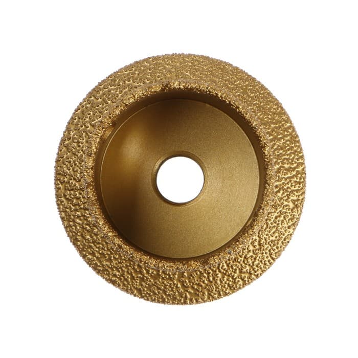 Коронка алмазная ТУНДРА, для УШМ, для отверстий под слив, по плитке, мрамору, 45/65 мм, М14