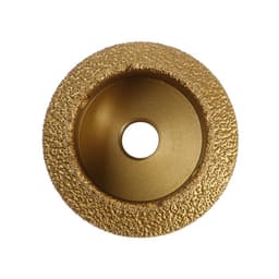 Коронка алмазная ТУНДРА, для УШМ, для отверстий под слив, по плитке, мрамору, 45/65 мм, М14