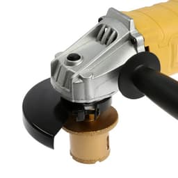 Коронка алмазная ТУНДРА, для УШМ, для отверстий под слив, по плитке, мрамору, 45/65 мм, М14