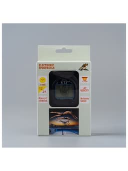 Секундомер ТА 230, 8.2×6.5×2 см, 30 отсечек, обратный отсчёт, будильник, часы, календарь