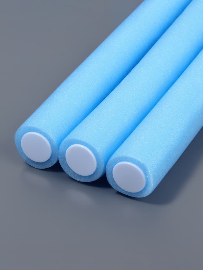 Бигуди «Бумеранг», d=3 см, 24 см, 10 шт., голубые