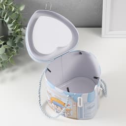 Копилка для денег с замком и ключом «Сладости», металл, 13×12.5×12 см, МИКС