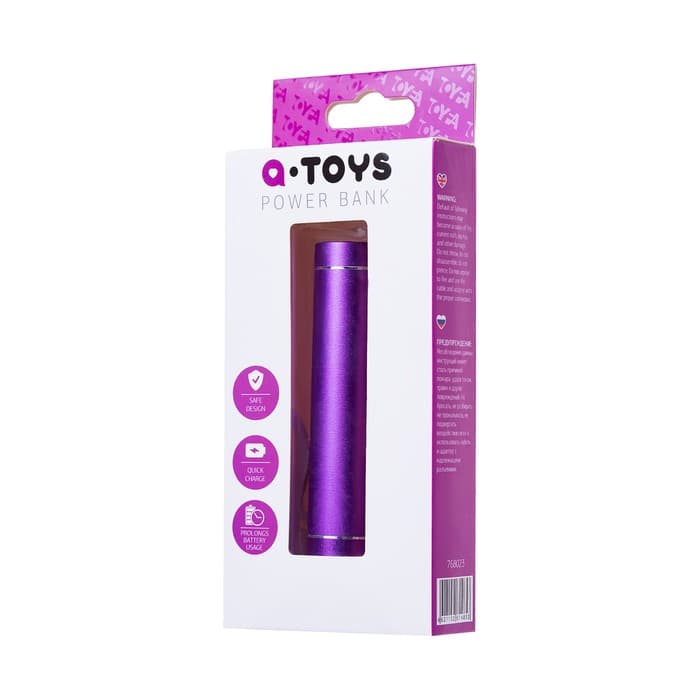 Портативное зарядное устройство Toyfa A-toys Arc, 2400 mAh, microUSB