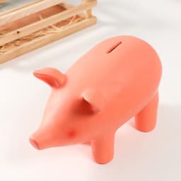 Копилка для денег «Свинка в загоне», керамика, 26×14×14.5 см