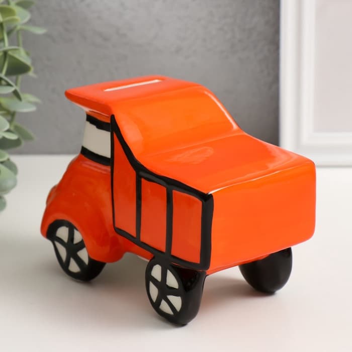 Копилка для денег «Грузовичок», керамика, 13×6.5×9 см