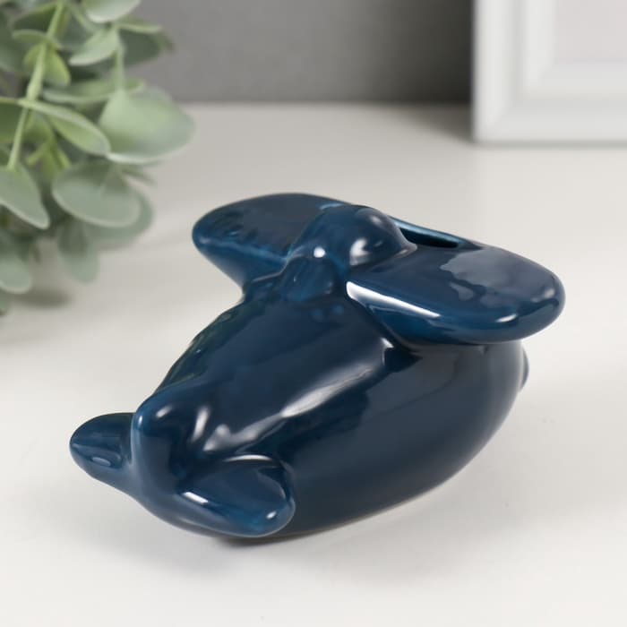 Копилка для денег «Маленький самолёт», керамика, 10.5×9×5.5 см