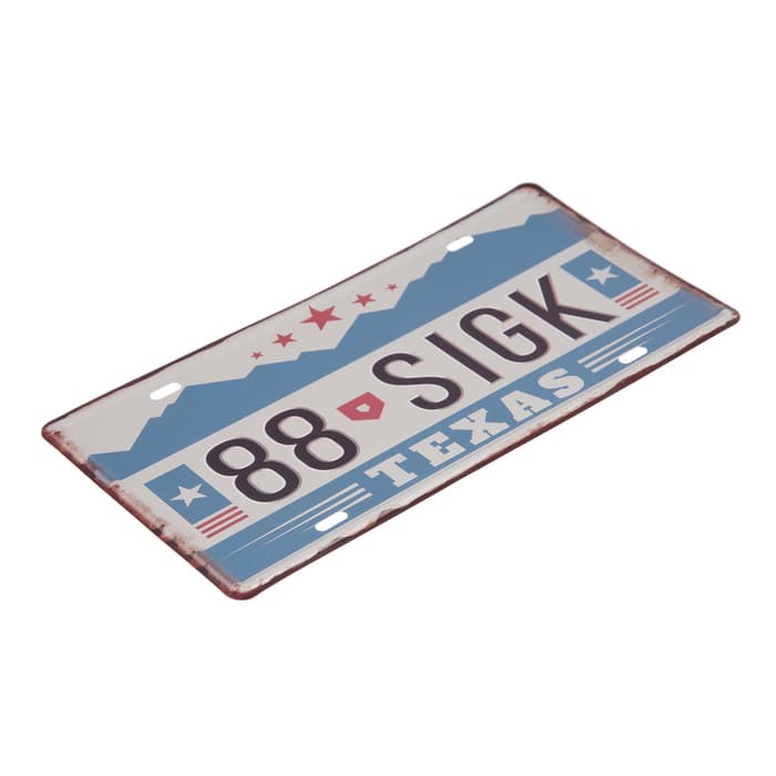 Декоративный номерной знак, «Техас», металл, 30×15 см