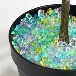 Светящийся декор «Камешки», акрил, 100 г, фракция 3 мм, цвет МИКС