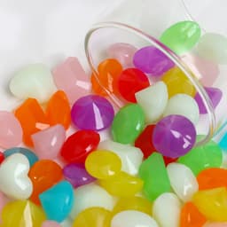 Светящийся декор «Галька», акрил, 300 г, фракция 4 см, цвет МИКС