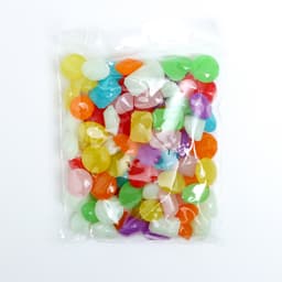 Светящийся декор «Галька», акрил, 300 г, фракция 4 см, цвет МИКС