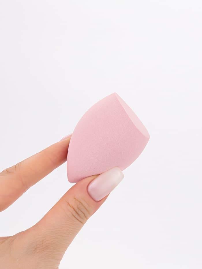 Спонжи для макияжа, набор - 8 шт., увеличиваются при намокании, розовые