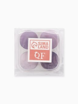 Спонжи для макияжа, набор - 4 шт., увеличиваются при намокании, цвет фиолетовый