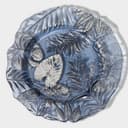 Тарелка «Арабис», d=21.5 см, стекло, голубая