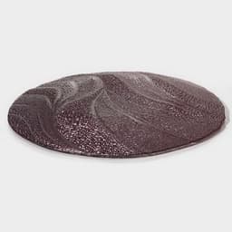 Тарелка подстановочная «Драхна», d=33 см, стекло, бордовая