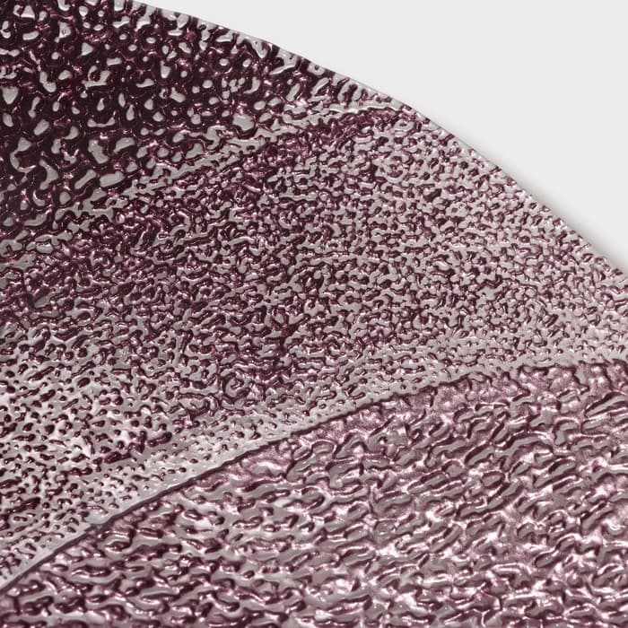 Тарелка «Драхна», d=28.5 см, стекло, бордовая