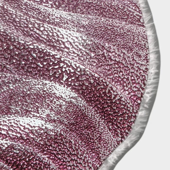 Тарелка «Драхна», d=28.5 см, стекло, бордовая