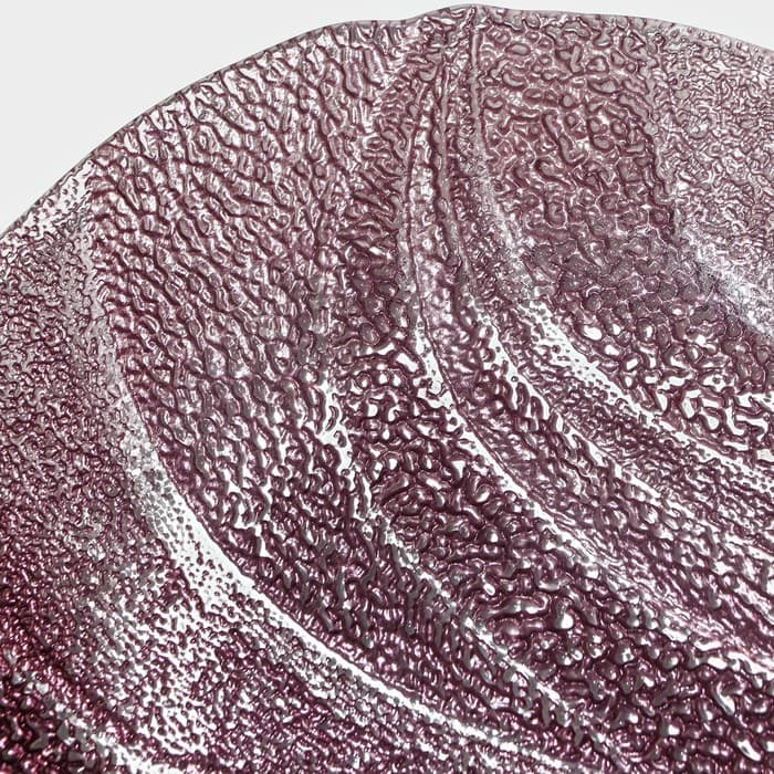 Тарелка «Драхна», d=28.5 см, стекло, бордовая