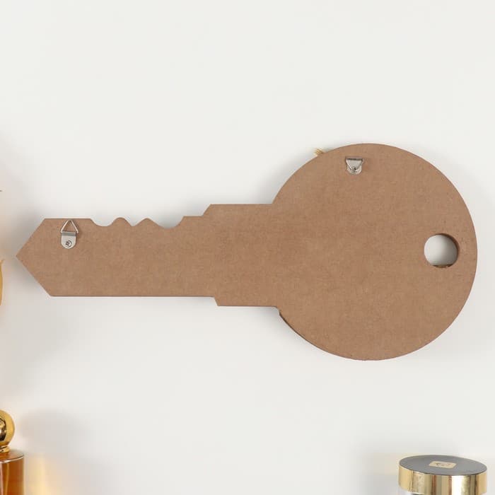 Настенные крючки декоративные «Большой ключик», дерево, 33×2.3×15 см