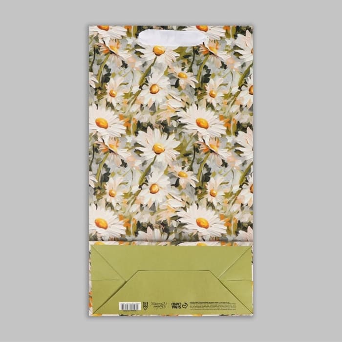 Пакет подарочный под две бутылки, упаковка, «Яркие моменты», 35×20×9 см