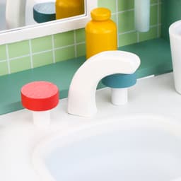 Игровой деревянный набор «Умывальник» 26.5×25.5×33.5 см