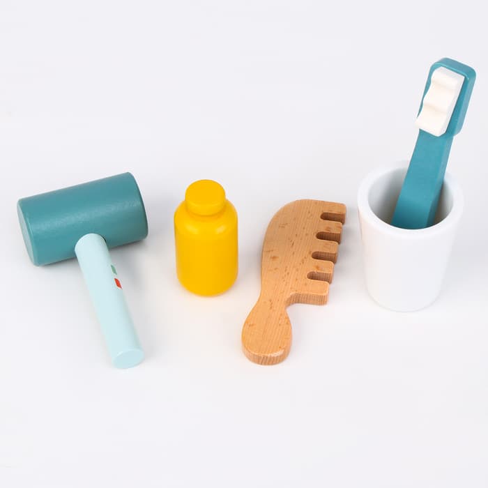 Игровой деревянный набор «Умывальник» 26.5×25.5×33.5 см