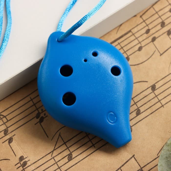 Окарина Music Life 6 отверстий, синяя, 6.7×4×3.2 см