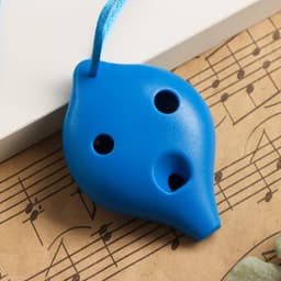 Окарина Music Life 6 отверстий, синяя, 6.7×4×3.2 см